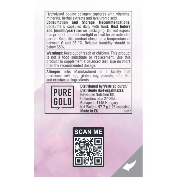 Pure Gold CollaBeauty Collagen with hyaluronic acid and chondroprotectors ������� � ����������� �������� �� ������������������