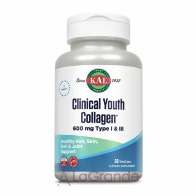 Kal Clinical Youth Collagen I&III 600mg     