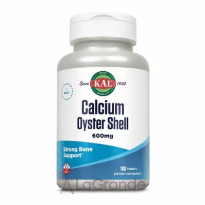 Kal Calcium Oyster Shell 600mg   