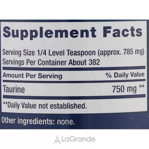 Life Extension L-Taurine ������� ������� 