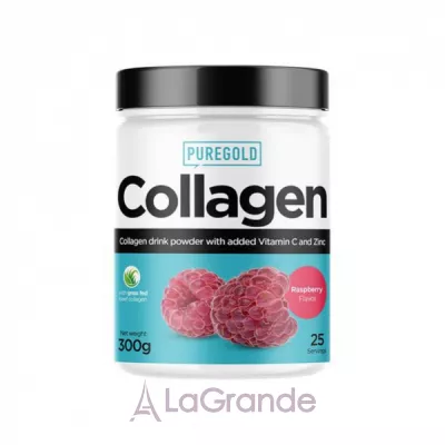 Pure Gold Collagen Raspberry     '   