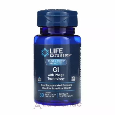 Life Extension FLORASSIST GI with Phage Technology       