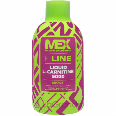 MEX Nutrition Liquid L-Carnitine 5000 Orange L- 