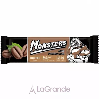 Monsters Protein Bar Coffee   