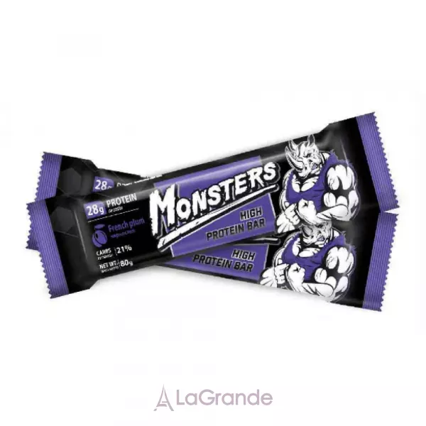 Monsters Strong Max High Protein Bar French Plum ����������� �������� 