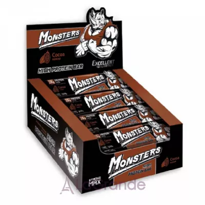 Monsters Strong Max High Protein Bar Cocoa   