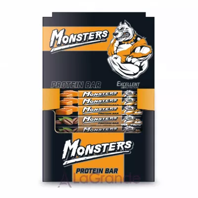 Monsters Protein Bar Peanut Salted Caramel   