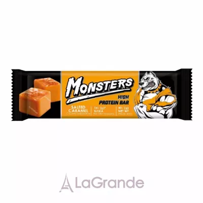 Monsters Protein Bar Peanut Salted Caramel   