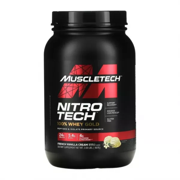 MuscleTech Nitro Tech 100% Whey Gold French Vanilla Cream ������������ ������� 
