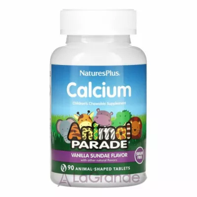 NaturesPlus Animal Parade Sugarfree Calcium Chewable    ,  