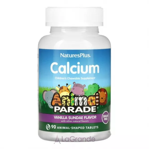 NaturesPlus Animal Parade Sugarfree Calcium Chewable ��������� ������� ��� ����, ��� �����