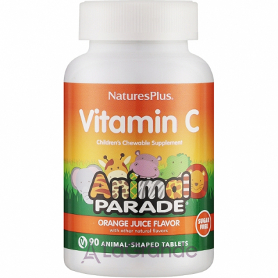 NaturesPlus Animal Parade Sugarfree Vitamin C Chewable     ,  