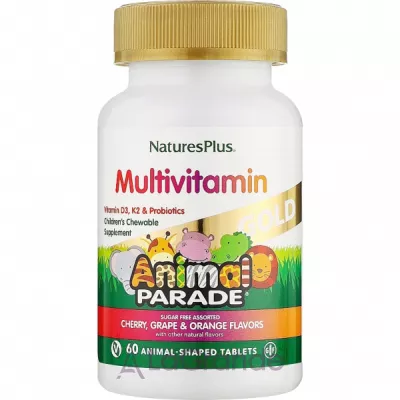 NaturesPlus Animal Parade Gold Multivitamin Childrens Chewables   ,  