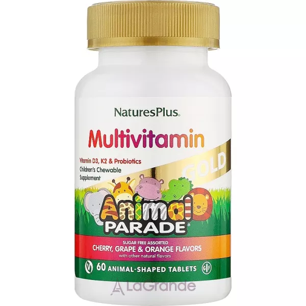 NaturesPlus Animal Parade Gold Multivitamin Children�s Chewables ������������ ��� ����, ��� �����