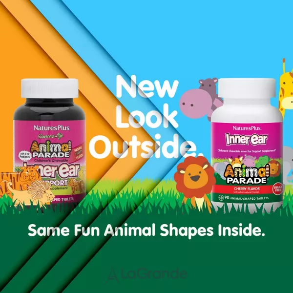 NaturesPlus Animal Parade Inner Ear Support Chewable �������� ��� �������� ����������� ����