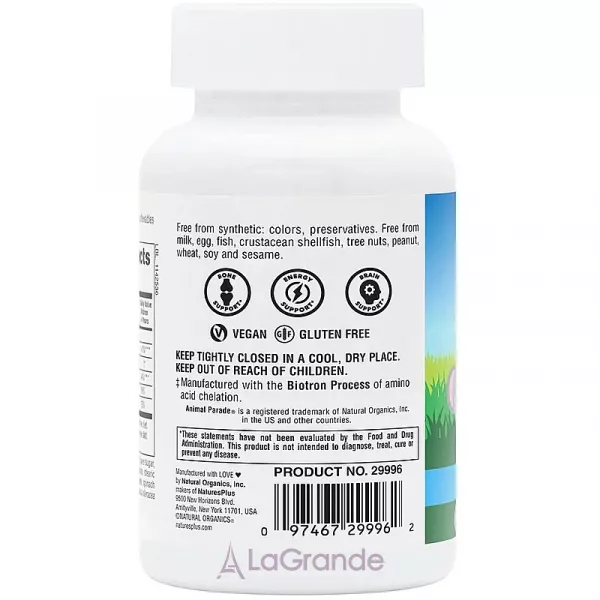 NaturesPlus Animal Parade Calcium Children�s Chewables ������ �������� �������� 
