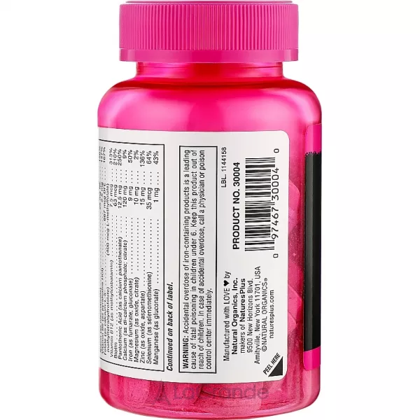 NaturesPlus Source of Life Power Teen For Her Chewables ������������ ��� �������