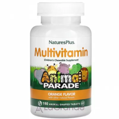 NaturesPlus Animal Parade Multivitamin Childrens Chewables Orange      