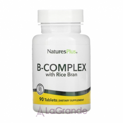 NaturesPlus B-Complex with Rice Bran  ³  B   