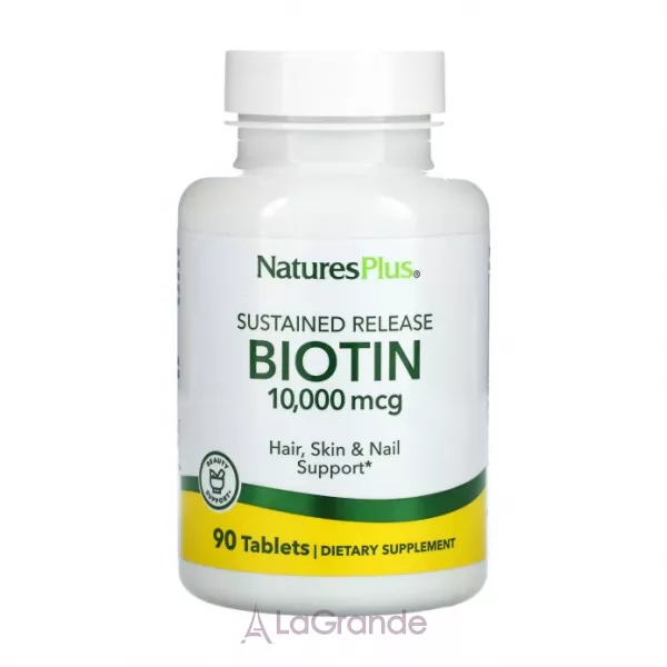 NaturesPlus Biotin 10000 mcg ������� ������� 