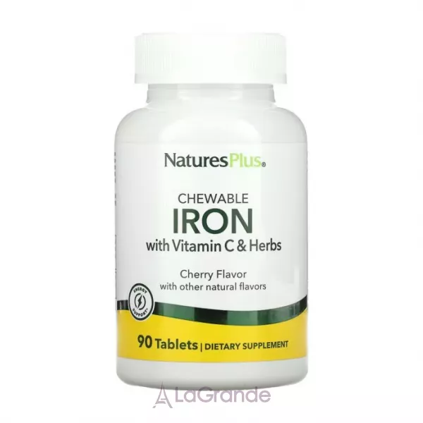 NaturesPlus Iron 27 mg with Vitamin C & Herbs ����� ������� � ������� C �� �������