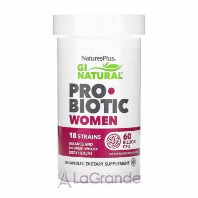 NaturesPlus Gi Natural Probiotic Women   