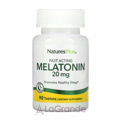 NaturesPlus Melatonin 20mg   