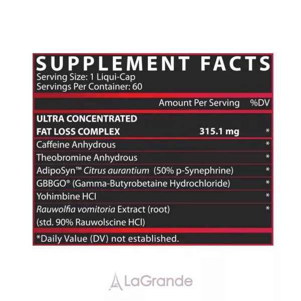 Nutrex Research Lipo-6 Black Ultra Concentrate (EU version) ���������������� ����������� ��������� ����