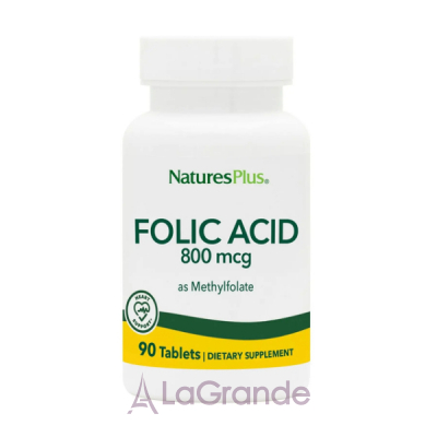 NaturesPlus Folic Acid 800mcg   