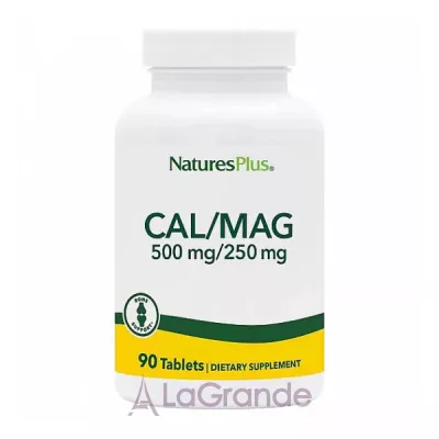 NaturesPlus Cal/Mag 500mg/250mg    