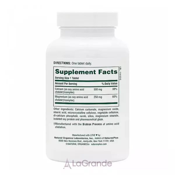 NaturesPlus Cal/Mag 500mg/250mg �������� ������� � ������