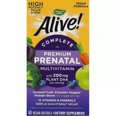 Nature's Way Alive! Complete Premium Prenatal Multivitamin  