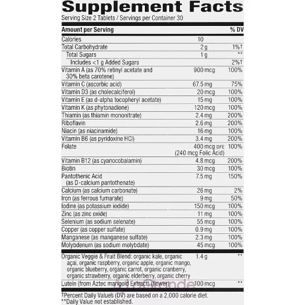 Nature's Way Alive Garden Goodness Women's Multivitamin �������������� ��� ������