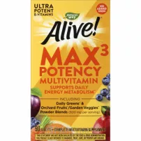 Nature�s Way Alive! Max3 Potency MultiVitamin (No-Iron) ������������