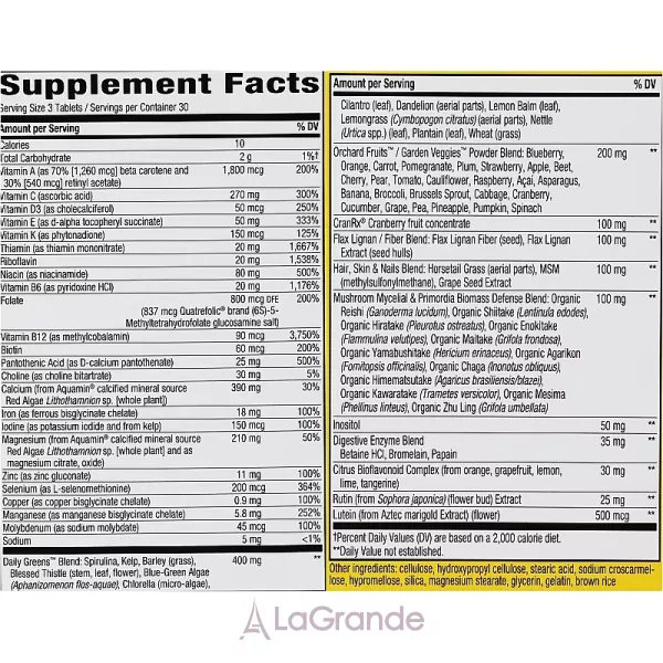 Nature�s Way Alive! Max3 Potency Women's Multivitamin ������������ ��� ����
