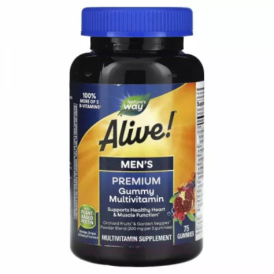 Natures Way Alive! Men Premium Gummies Multivitamin   