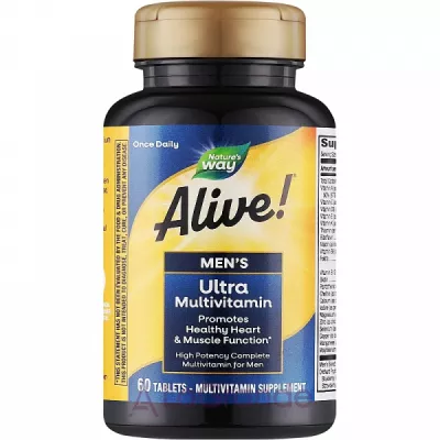 Natures Way Alive! Mens Ultra Complete Multivitamin   