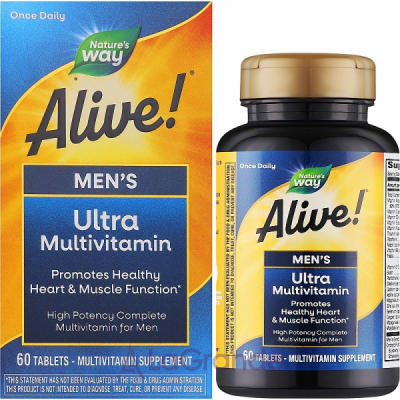 Natures Way Alive! Mens Ultra Complete Multivitamin   