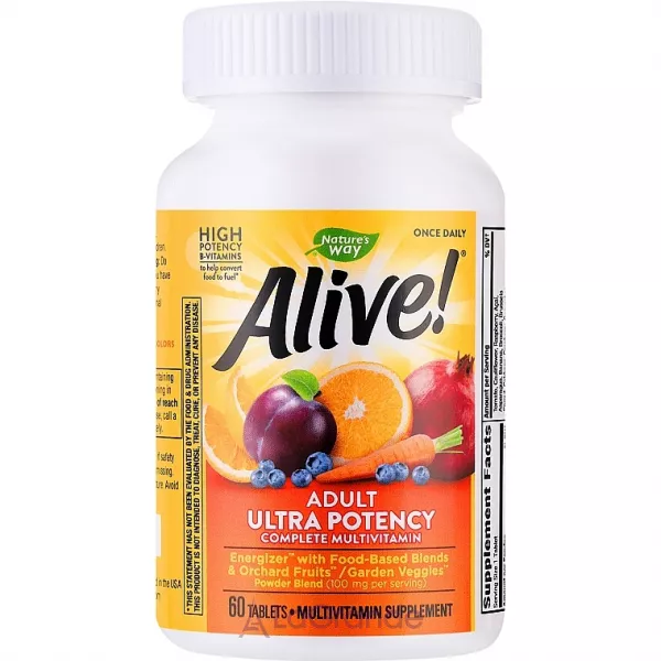 Nature�s Way Alive! Adult Ultra Potency Complete Multivitamin ������������ ��� ��������