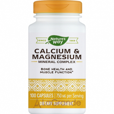 Natures Way Calcium & Magnesium Mineral Complex   