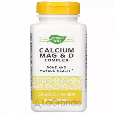 Natures Way Calcium Mag & D Complex  ,    D