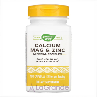 Nature's Way Calcium Mag & Zinc Mineral Complex   