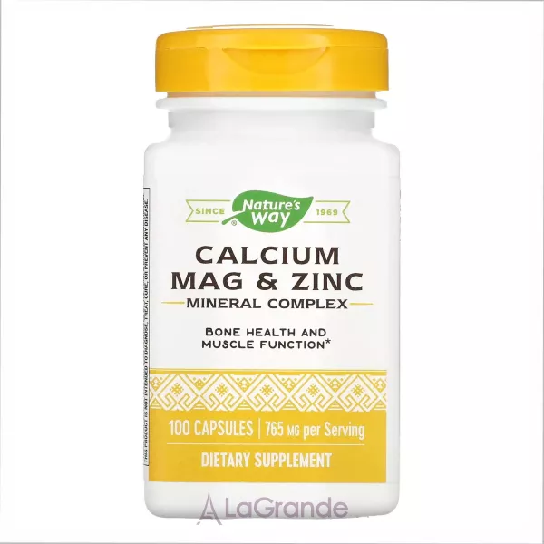 Nature's Way Calcium Mag & Zinc Mineral Complex ̳��������� �������� 