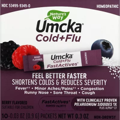 Natures Way Umcka Cold+Flu Relief Berry Flavor    