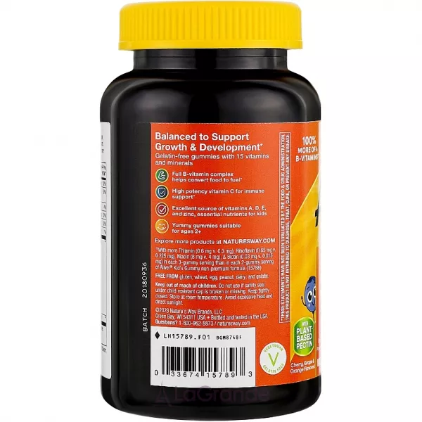 Nature�s Way Alive! Kids Premium Multivitamin Gummy ����������� �������������� ��� ����� 
