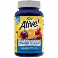 Nature's Way Alive! Men's 50+ Gummy �������� ��������������� ��� ������ 50+