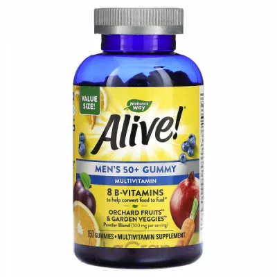 Nature's Way Alive! Men's 50+ Multi Gummy   