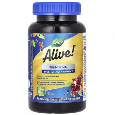 Nature's Way Alive! Men's 50+ Multi Gummy   