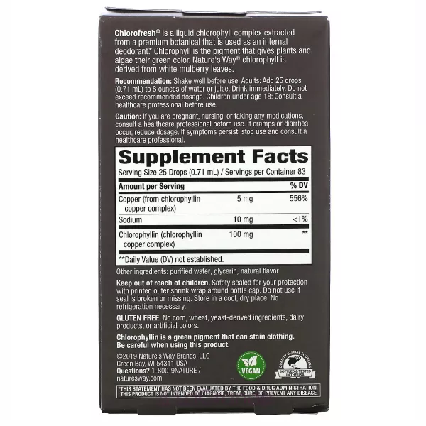 Nature's Way Chlorofresh Chlorophyll Drops Mint Flavored ������� ������� � ������ 