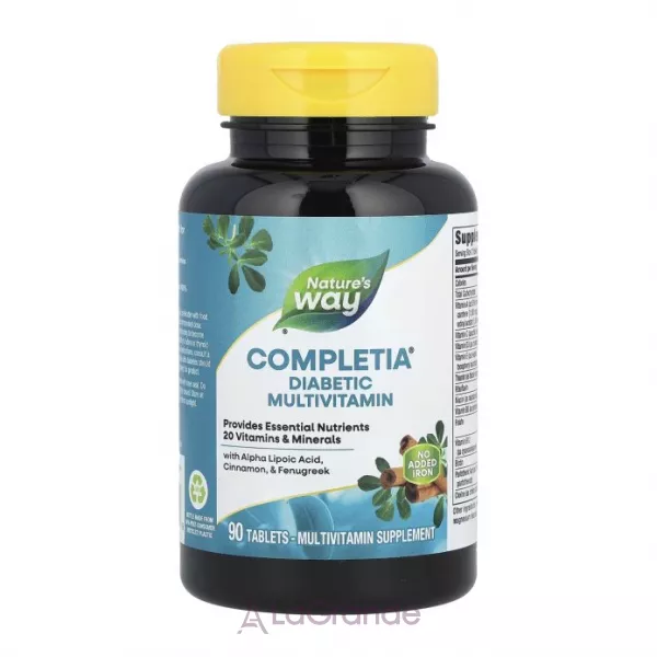 Nature's Way Completia Diabetic Multivitamin (Iron-Free) �������������� ��� ����������